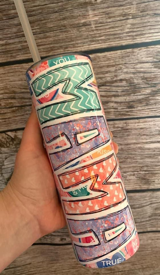 MAMA custom 20oz tumbler - CHOOSE YOUR THEME